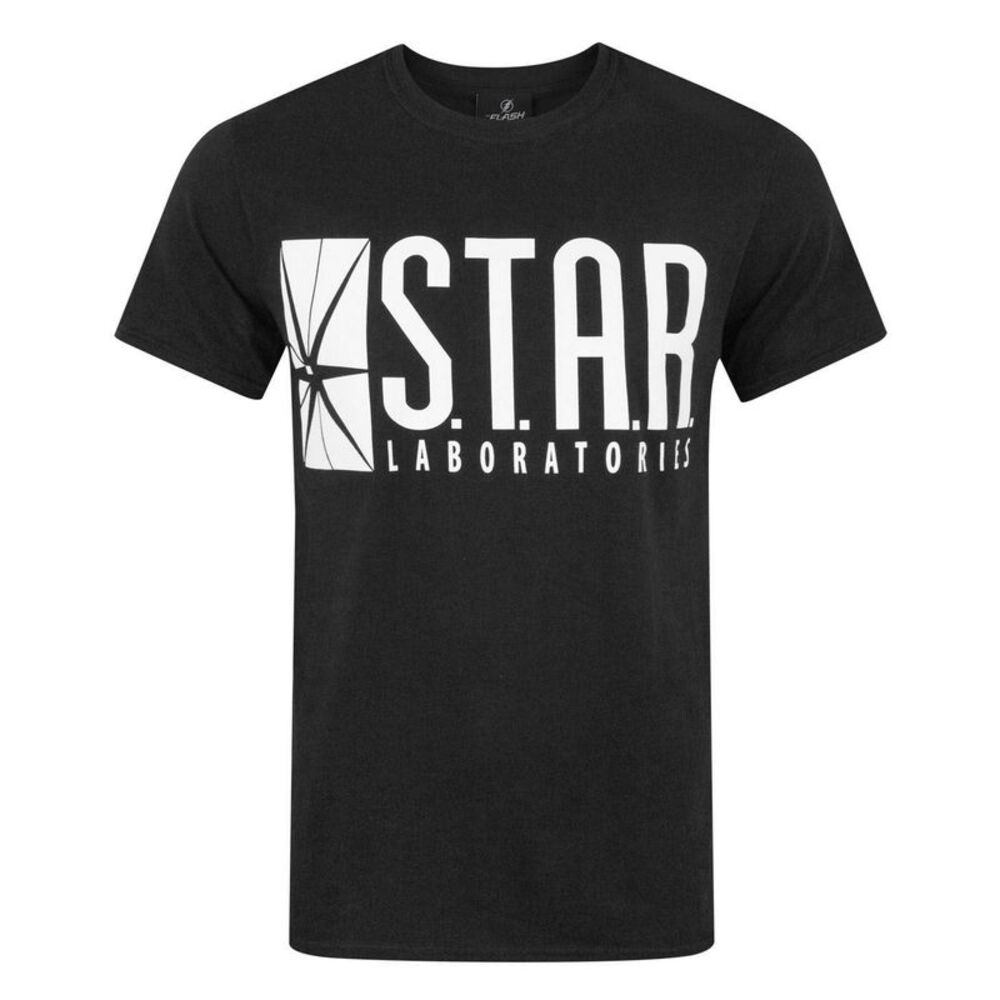 Flash Mens TV Star Laboratories T-Shirt / Black